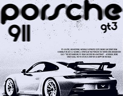 Porsche Poster Projects :: Photos, videos, logos, illustrations and branding :: Behance