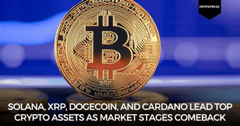 Solana Xrp Dogecoin And Cardano Lead Top Crypto Assets As Market