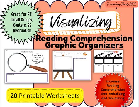 Graphic Organizer Worksheets Visualizing Strategy For Reading