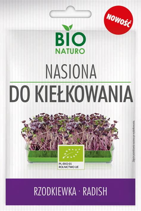 Nasiona Do Kiełkowania Rzodkiewka Bio 25G BIOnaturo Sklep EMPIK