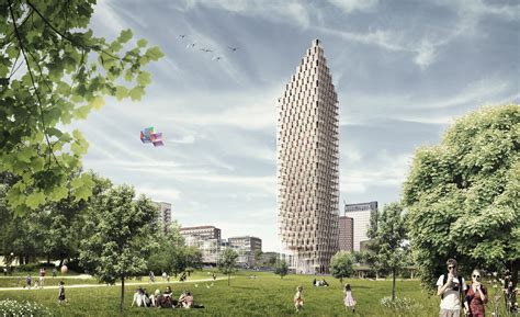 Wooden Skyscraper Berg Cf Møller Architects With Dinnelljohansson