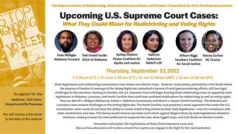 Upcoming Us Supreme Court Cases What They Could Mean For Redistricting And Voting Rights