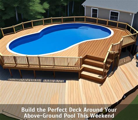 Build The Perfect Deck Around Your Above Ground Pool This Weekend Vassar Chamber