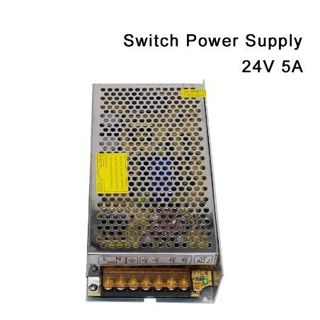 Jual Power Supply Switching 24 Volt 5 DC PSU LED Adapter Adaptor