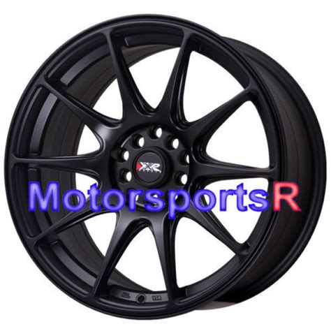 Xxr 527 17x75 40 Flat Black Concave Wheels 5x100 18 Subaru Brz 16 Scion Frs Ebay