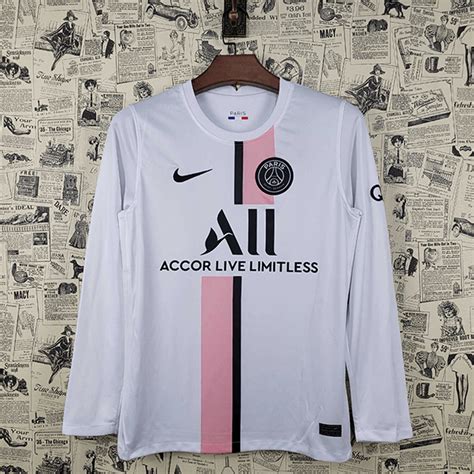 Psg Away Long Sleeve Jersey 202122 By Nike Gogoalshop