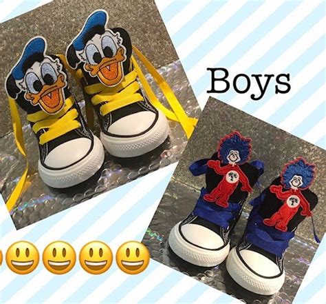 Boys Character Converses Boys Sneakers High Tops Character Inspired