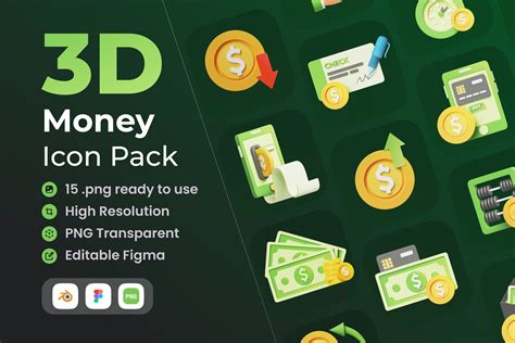 Money 3d Icon Pack 15 Free Download Business 3d Icons Iconscout