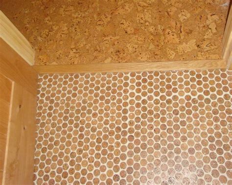 Penny Style Sustainable Floors Made Of Cut Wine Corks Designs And Ideas