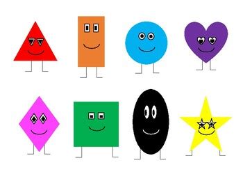 Shapes and Colors for Shape Song by Jaime Rose | TPT