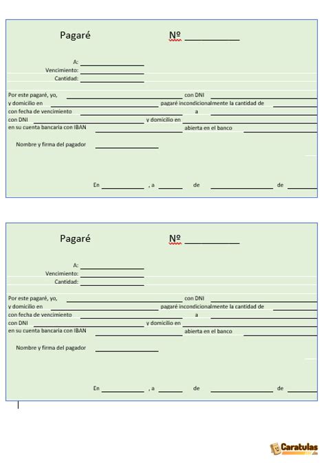 Modelo Pagar Para Imprimir Descarga Gratis Editable Word Pdf