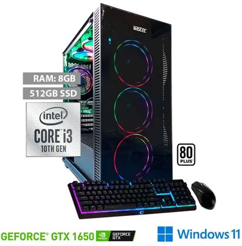 Vastec Computadora Pc Gamer Hero I F Gb Rgb Gb Ssd Gtx