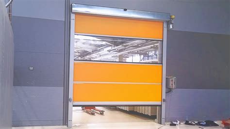 High Speed Doors Shipyarddoor Pvc Fabric Doors Youtube