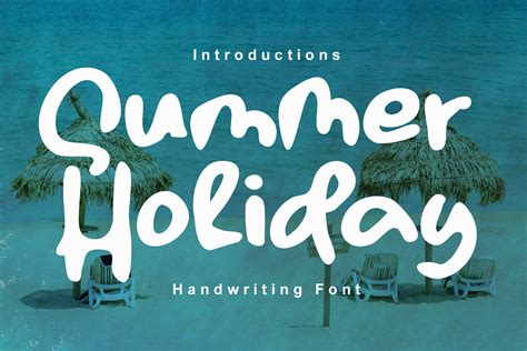 Summer Holiday Font By Yanstudio · Creative Fabrica