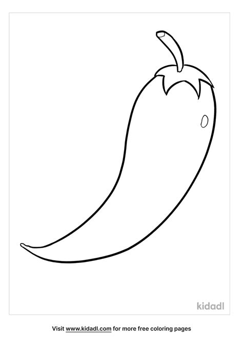 Coloring Pages Chili Peppers Stuffed Peppers Fruit Coloring Pages The