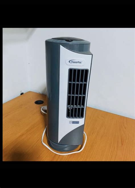 Powerpac Mini Tower Fan Table Fan Desk Fan With Oscillation Furniture