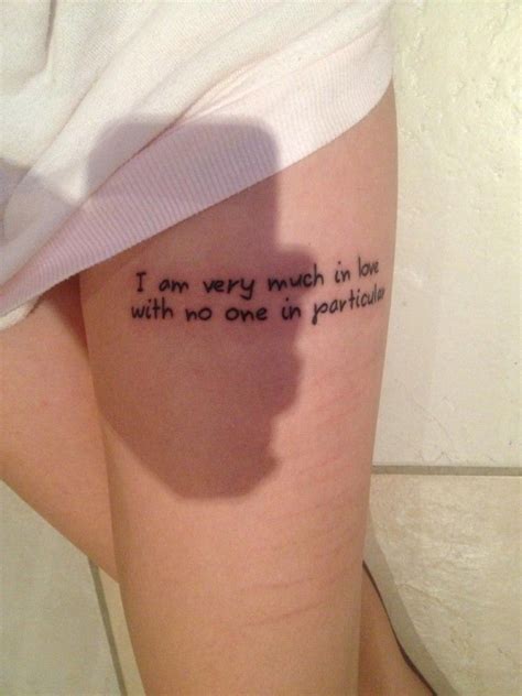 Tattoo Quotes On Leg