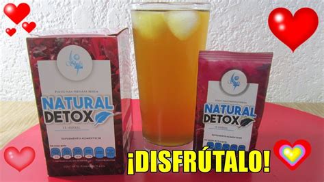 Te Natural Detox Herbal 15 Sobres De 10 Gr Youtube