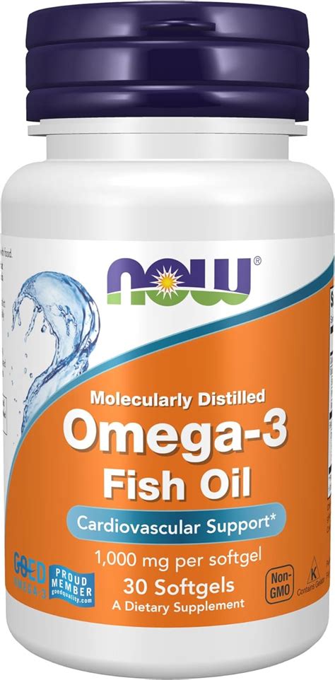 Amazon NOW Foods Suplementos Omega 3 180 EPA 120 DHA Destilado