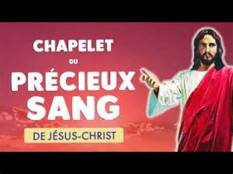 Chapelet Du Pr Cieux Sang De J Sus Christ Tr S Puissante