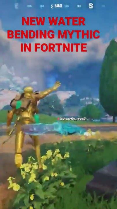 Water Bending Mythic In Fortnite Youtube