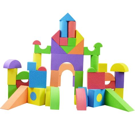 Large foam blocks baby toy eva soft blocks child sponge foam building ...