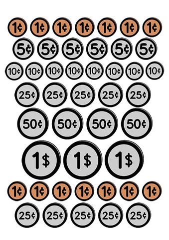 Coin Template Printable | DocTemplates