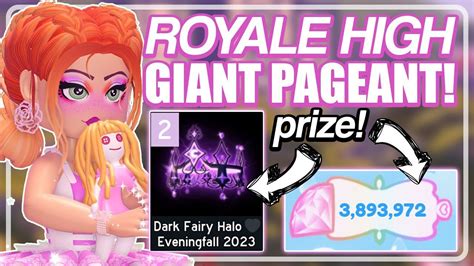 Giant Pageant Event Come Win A Dark Fairy Halo And 100k Diamonds 🏰 Royale High Live Pageant