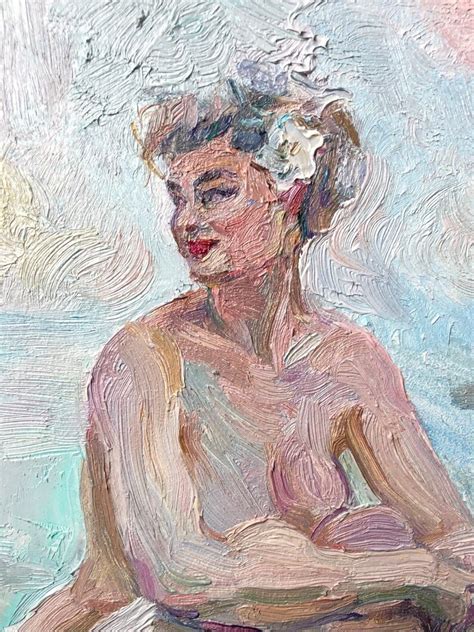 Nude Woman Oil Painting Original Painting Beautiful Girl Art Etsy