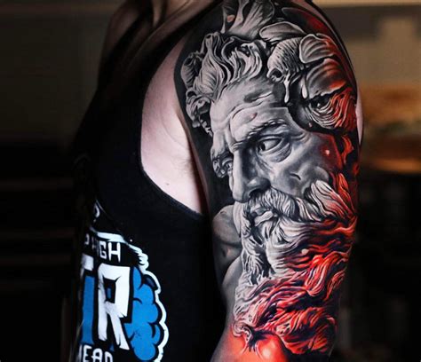 Zeus Greek Mythology Tattoo