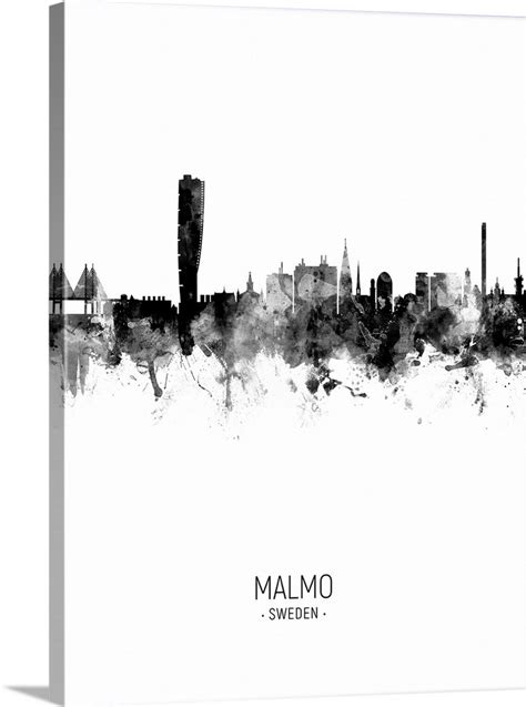 Malmo Sweden Skyline | Great Big Canvas