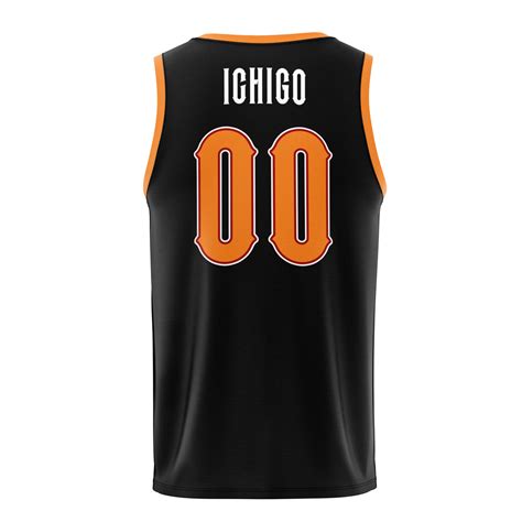 Soul Reaper Ichigo Bleach Basketball Jersey - Anime Ape