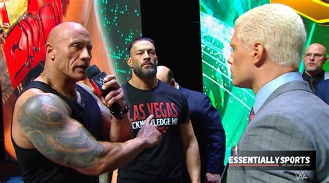 LArch Nemesis De Dwayne Johnson Sera Le Sage De Cody Rhodes Avant