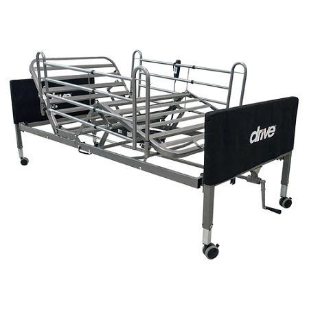 Cama Semi Electrica Hospitalaria Con Barandales Drive