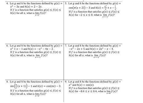 Solved 4 Let G And H Be The Functions Defined By G X