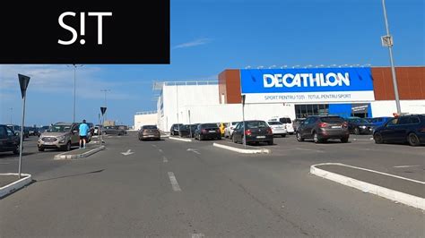 Decathlon Catre Centru Constanta In Trafic Youtube