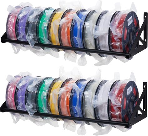 Erotash 3d Printer Filament Storage Rack Filament Rack Wall Mount 3d Filament