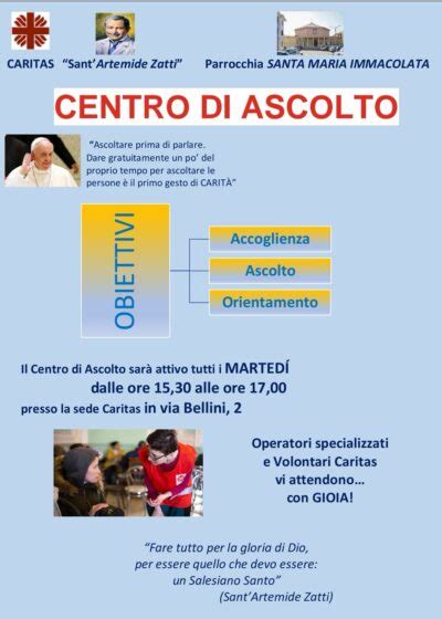 ACCOGLIENZA E ORIENTAMENTO IL CENTRO ASCOLTO DELLA CARITAS SOVERATO