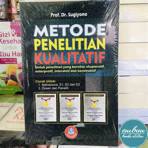 Jual Metode Penelitian Kualitatif Prof Dr Sugiyono [original