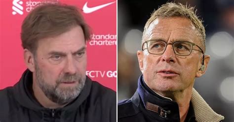 It S Not Good News Jurgen Klopp Reacts To Ralf Rangnick S Imminent