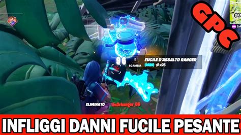 Infliggi Danni Con Il Fucile Pesante A Un Avversario Fortnite Incarichi