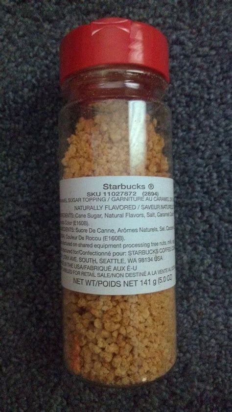 NEW Starbucks Caramel Ribbon Crunch Topping Frappuccino Sauce Sugar | #1732066837