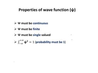 ψ(Wave function) and ψ2 | PPT