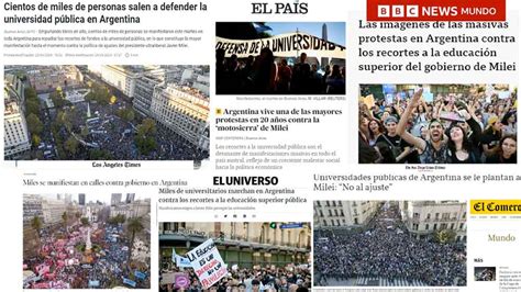 C Mo Reflejaron Los Medios Del Mundo La Marcha Federal Universitaria