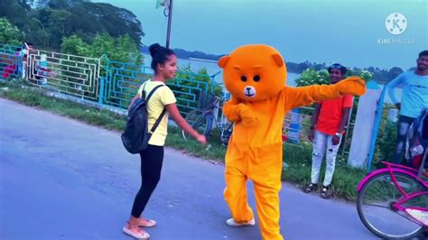 Teddy Bear Prank And Funny Dance In Public Please 😂 Piyali Teddy 🤣funny