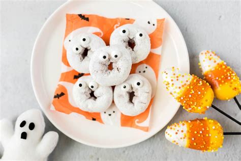 Halloween Ghost Donuts Modern Mom Life