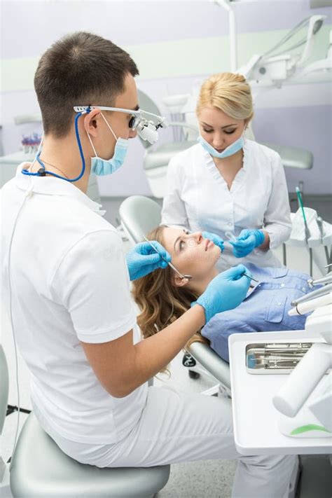 Tooth Filling Ultraviolet Lamp Stock Photo Image Of Examination