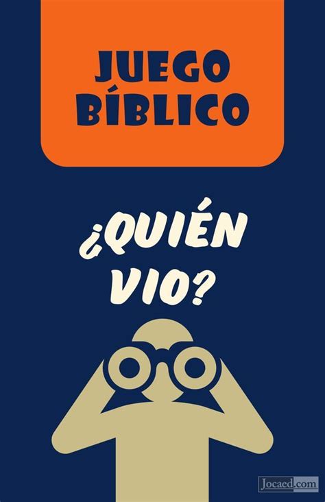 Juego Bíblico Quién Vio Bible lessons plans Bible crafts for kids