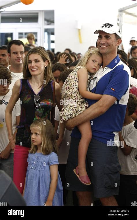 Aug 2 2011 Palma De Mallorca Islas Baleares Spain Prince Felipe