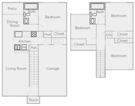 Floor Plans of Prairie Estates Luxury Townhomes in Grand Prairie, TX